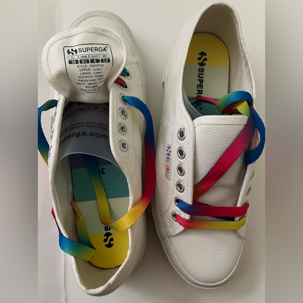 SUPERGA TENNIS SHOES NEVER USED ✨✨